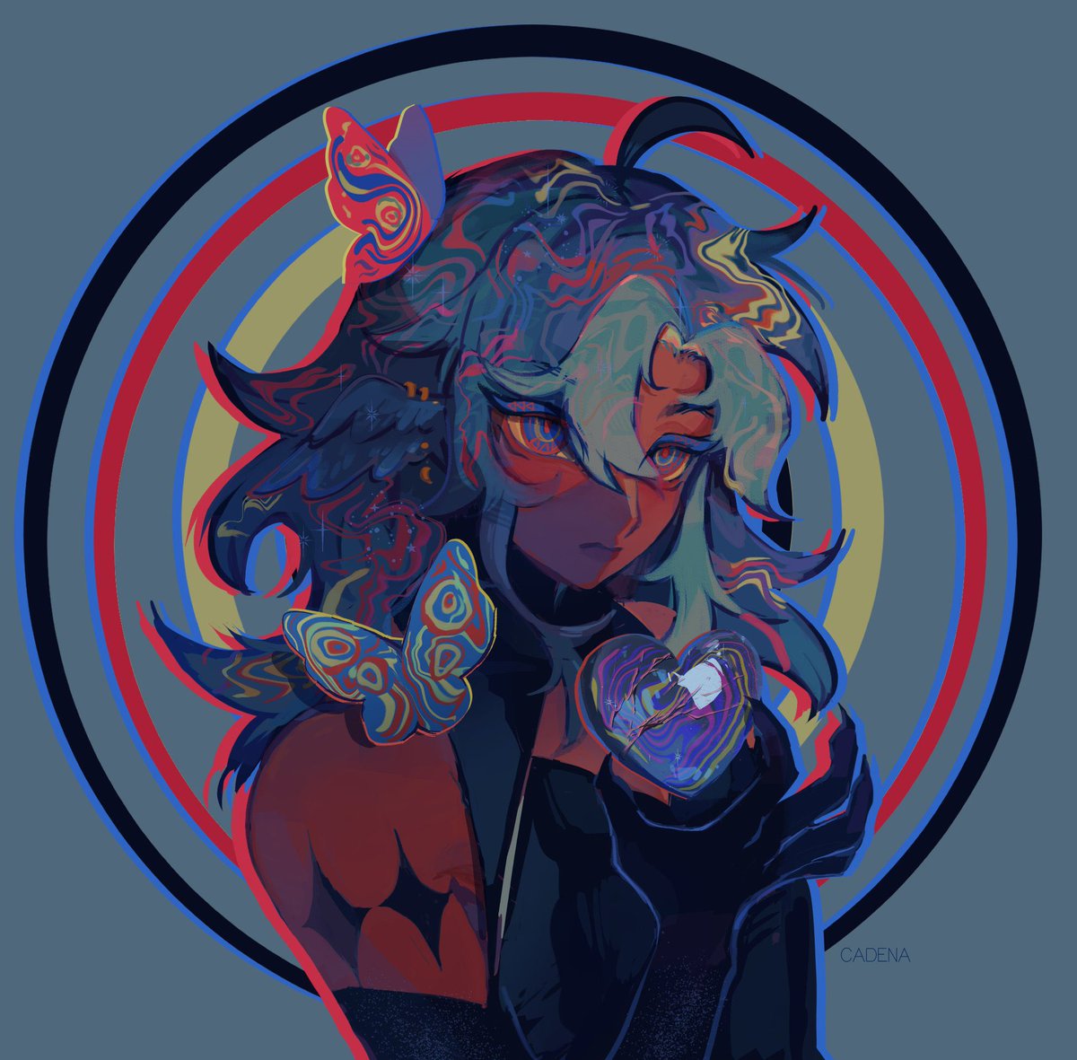 channomie's tweet photo. reminiscing my old art from 2022 💔 i wanna be able to do this again 💔 https://t.co/uOSvCSFixn