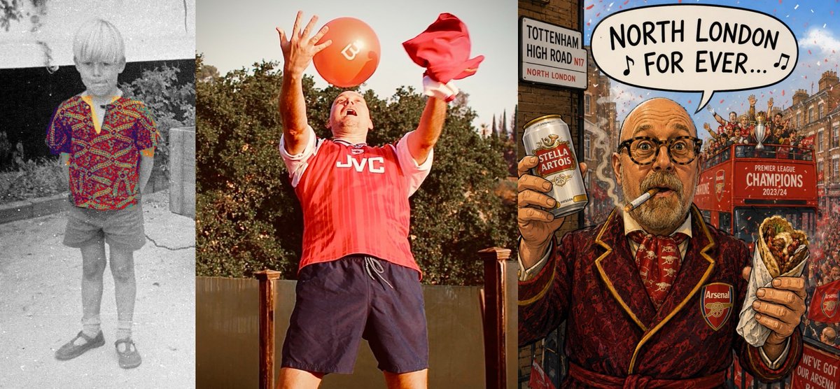 myarsenaljourn's tweet photo. "Red Thread: My 50-year one-sided love affair with Arsenal" by Sean Macaulay. 

My personal memoir of obsessive fandom from 1971 to 2026.  From Highbury to Hollywood and bit of Fleet Street in between. Just needed a happy ending, which we certainly got in May.

First two chapters now up on Substack – all free.

I will publish a chapter a week for the next 10...9...8... weeks counting down to the launch of the podcast. 

https://t.co/fAdxwPYhFi 

I've been a journalist and screenwriter for 40 years, and an Arsenal nut for 50 and counting. If all goes well, I will expand into a book called My Arsenal and other Families. Enjoy!