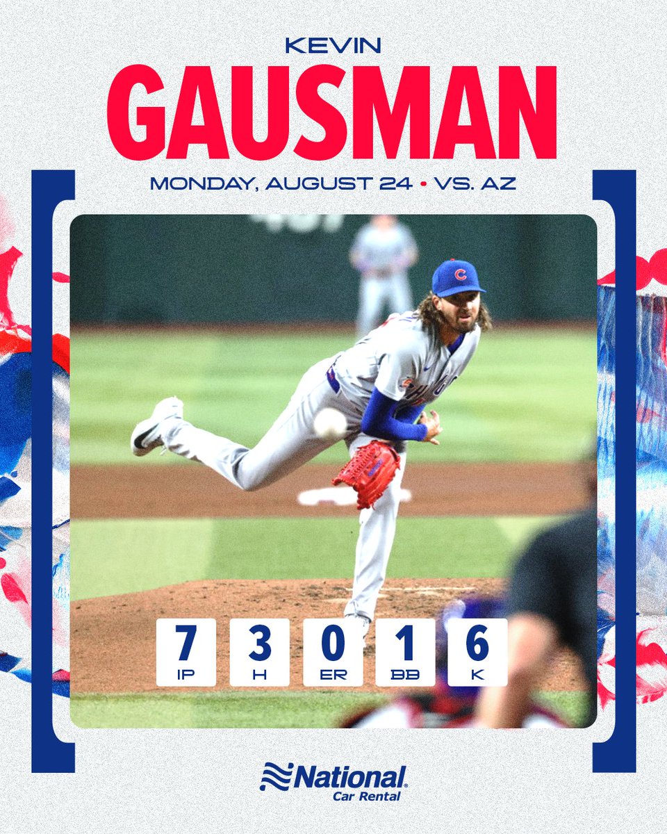 Chicago Cubs: Seven innings of Kevin Gausman. 🔥