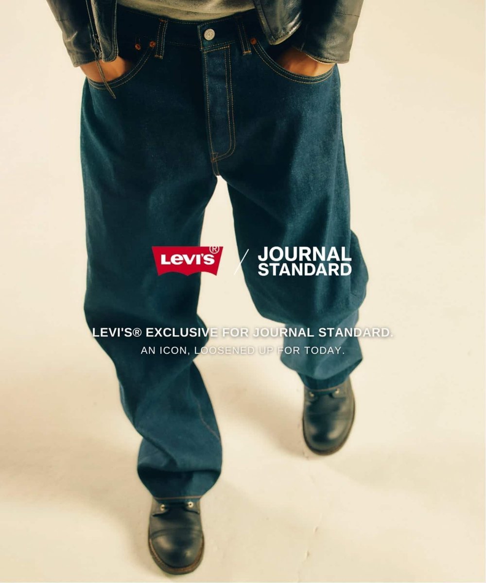 haru_kurashi2's tweet photo. LEVI'S×JOURNAL STANDARDかっこよ...シルエットが美しい◎ https://t.co/WcaqjNWt9A