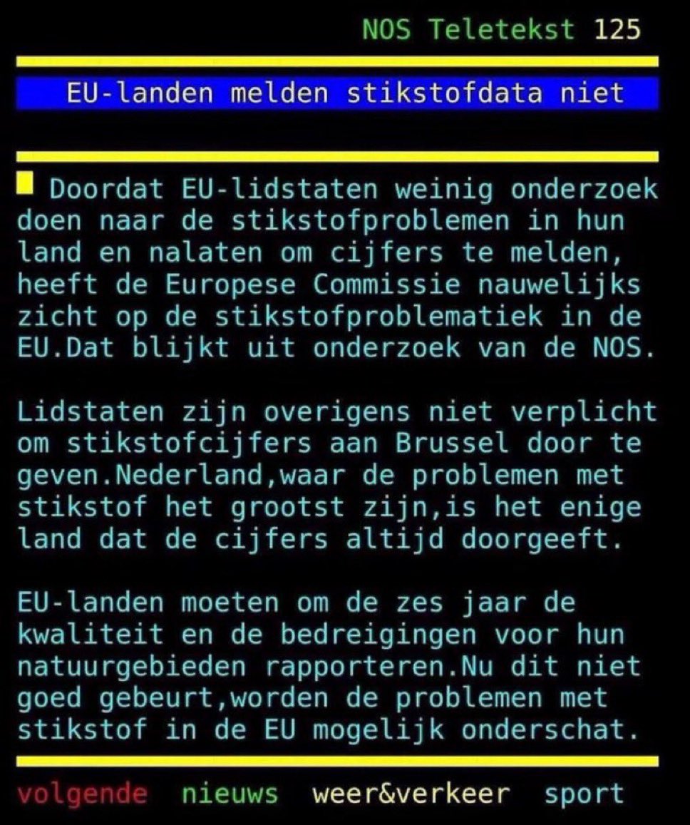 Porcupine666's tweet photo. De reden dat alleen Nederland kampt met een stikstofprobleem komt dus eigenlijk doordat andere EU-lidstaten geen tot weinig onderzoek doen naar de stikstofproblemen in hun land. Dit blijkt uit onderzoek van de N⭕️S.  🤡 https://t.co/0UjNg3jqmM