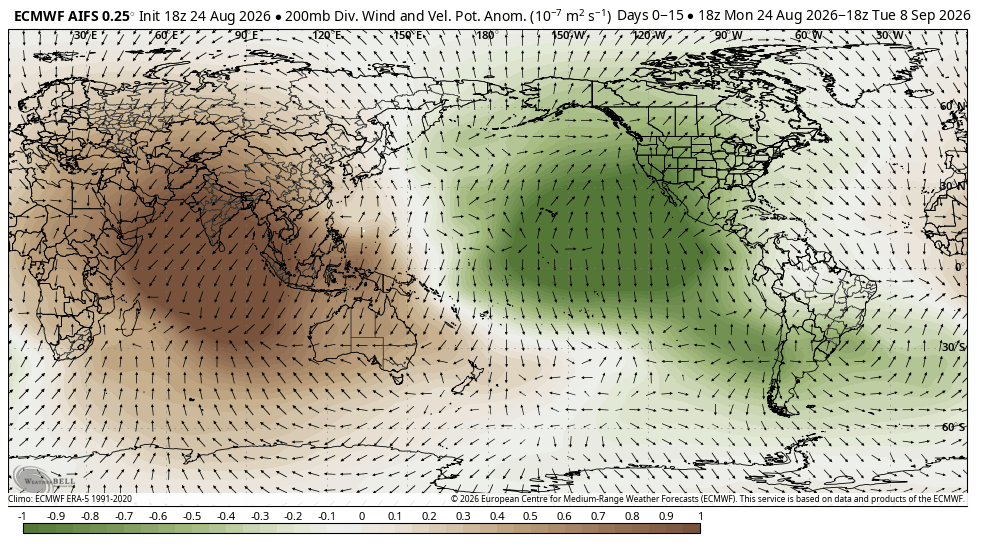 SeattleWXGuy's tweet photo. In your wildest El Nino Fantasy, you wouldnt dare come up with something so ridiculous as compared to whats going on now. Complete El Nino perfection and still getting stronger. These up coming months and into 2027 are going to be a wild ride.... https://t.co/aX2eauzfwf