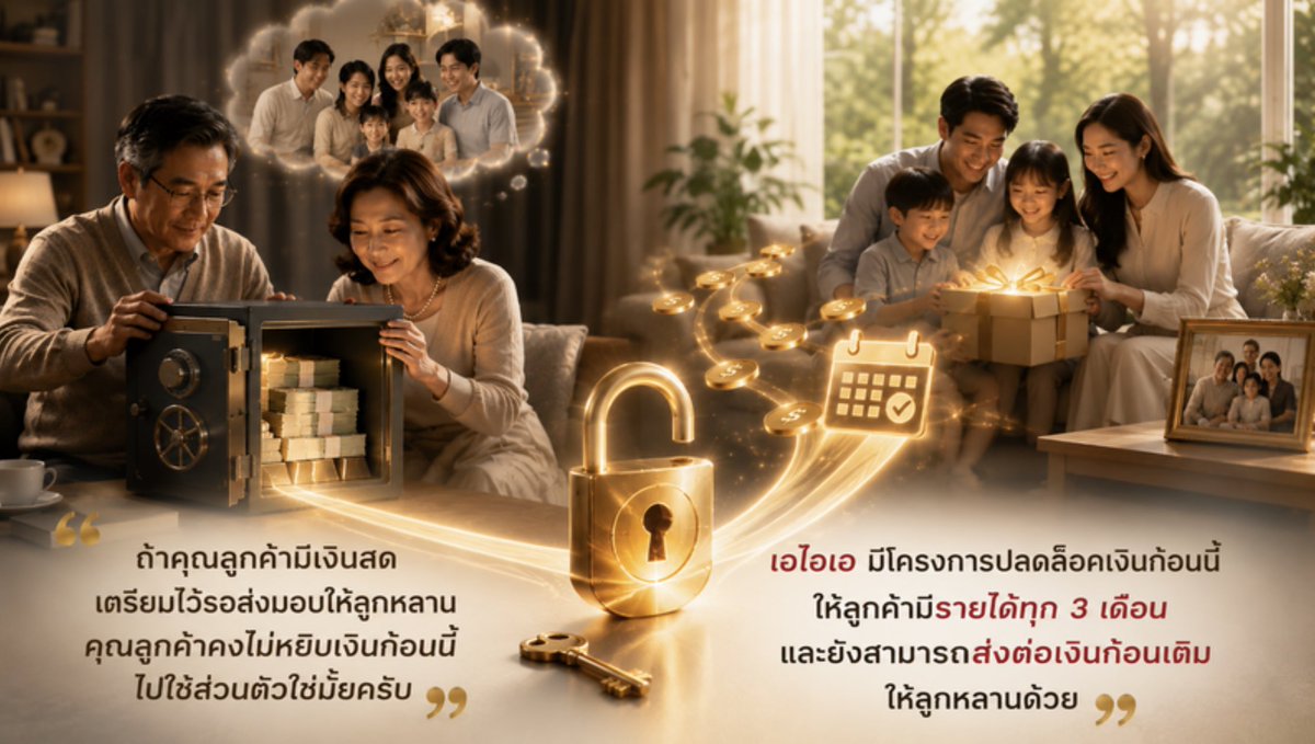 boonwealth's tweet photo. “เงินก้อนนี้พี่ตั้งใจเก็บไว้เป็นมรดกส่งต่อให้ลูกอยู่แล้ว
พี่คงไม่ได้คิดจะหยิบออกมาใช้เอง ใช่ไหมครับ?”

“ถ้าอย่างนั้น แทนที่จะวางเงินก้อนนี้นิ่ง ๆ ไว้ในตู้เซฟหรือบัญชี

วันนี้ AIA มีอีกหนึ่งทางเลือก ที่ช่วยให้พี่วางแผนส่งต่อความมั่งคั่งให้คนที่พี่รักตามเงื่อนไขกรมธรรม์

ขณะเดียวกัน เงินที่ตั้งใจวางไว้ระยะยาว ก็มีโอกาสสร้างกระแสเงินสดกลับมาให้พี่ใช้ระหว่างทางได้”

“เงินก้อนที่ตั้งใจส่งต่อ ก็ทำหน้าที่ของมัน
ส่วนระหว่างทาง พี่ก็มีโอกาสนำกระแสเงินสดมาใช้ดูแลความสุขของตัวเองด้วย

ถ้าเงินก้อนเดียวทำงานได้มากกว่าหนึ่งหน้าที่…พี่ว่าดีไหมครับ?”

วันนี้พามารู้จักอีกหนึ่งแนวคิดในการวางแผนด้วย
AIA Elite Income Prestige 🧵👇

#AIA #EliteIncomePrestige