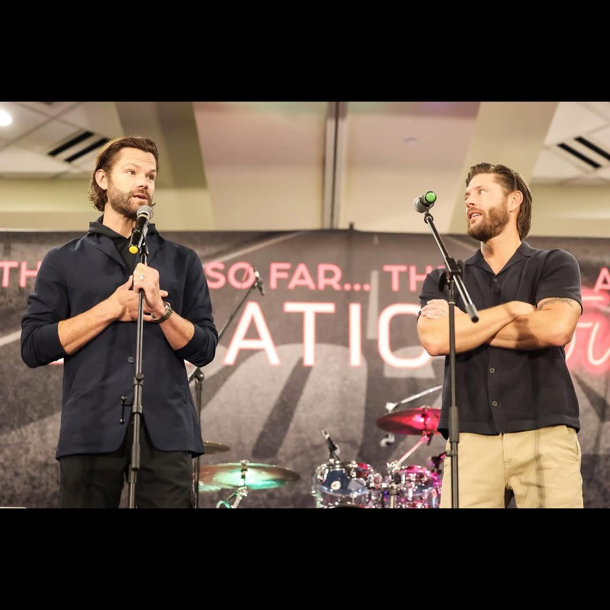 suebsg9's tweet photo. Our visit to Indy is in its last day: thank you to all who made this show trend! 

The boys are looking good and ready to entertain their legion of fans: thanks to all for being with us!

#SPNIndy #supernatural 8/25/24 - 2 years ago today @JensenAckles @jarpad @CreationEnt https://t.co/73KVKDBvke