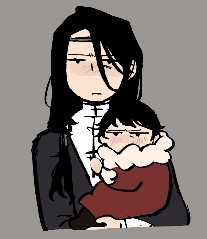 guestober's tweet photo. 'me and my evil offspring.' now i go to bed 🫡 https://t.co/gwB0JJqgij