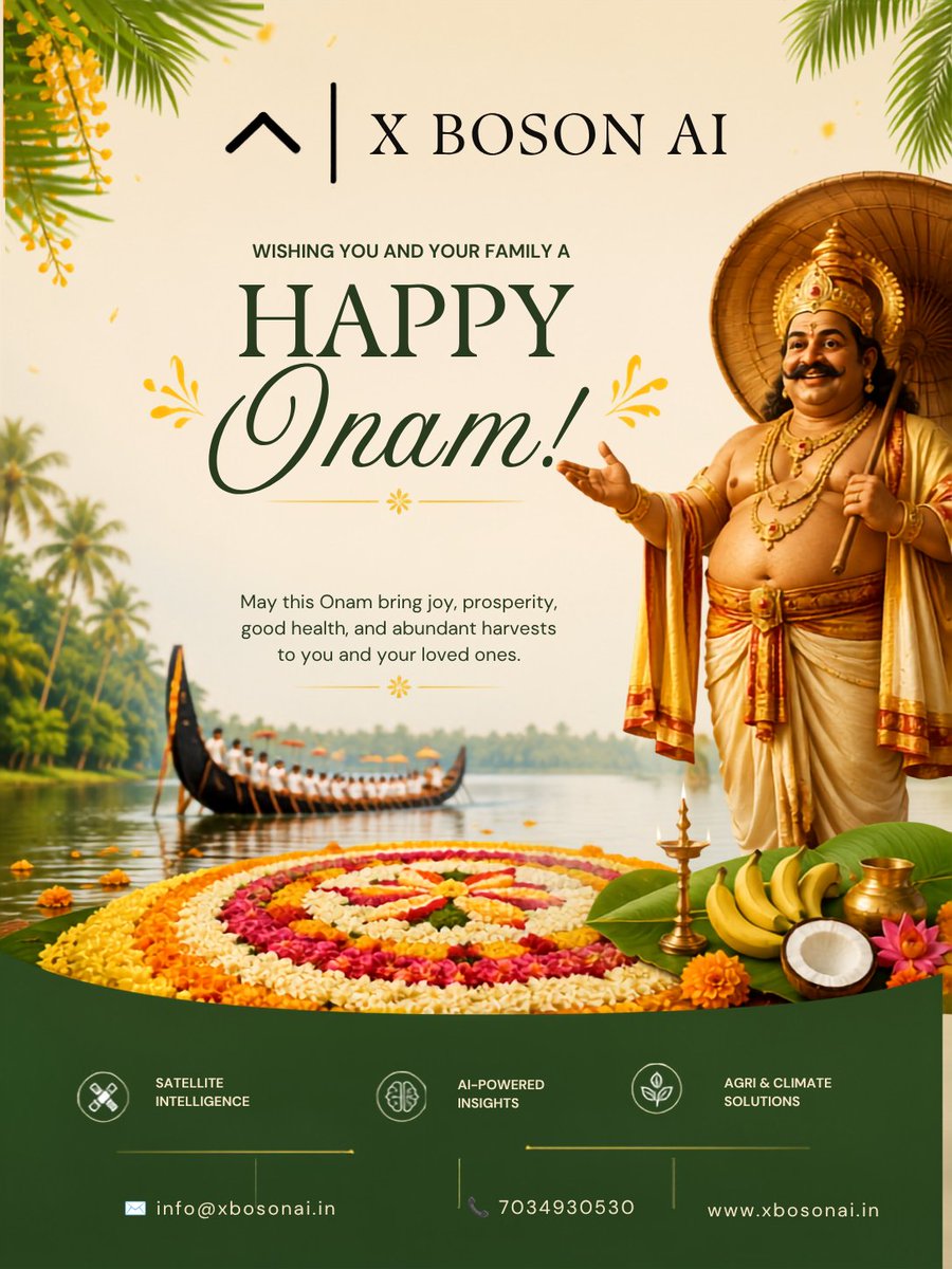 X_BOSON_AI's tweet photo. Happy Onam to everyone! 🌸🌼🌾✨

#xba
❤️ https://t.co/eGFIXqGjT9