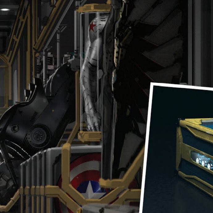 starkwasps's tweet photo. it is crazy that they kept deleting such wonderful moments where we do see tony building/helping with the other avengers’ tech or just never including/mentioning them. he created a new arm for bucky after civil war too btw https://t.co/Ru8tSDpA0E
