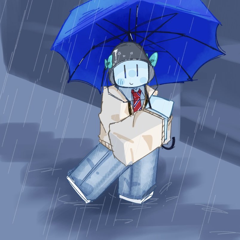rob_ikuwo's tweet photo. I HATE UMBRELLA😠 https://t.co/ae50UxqBtD