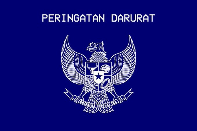 Vin12093's tweet photo. @__PASMANTAP #peringatandarurat https://t.co/KH07qAUCJN