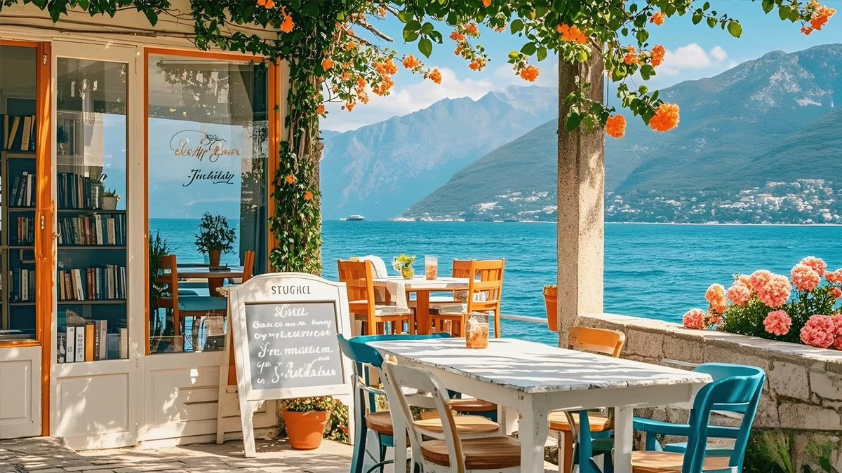 Sabarlieva's tweet photo. Just found a hidden coastal café with golden sun, warm coconut coffee and waves singing in the background—this is the exact slow travel vibe I needed! https://t.co/e84ROeNuuu