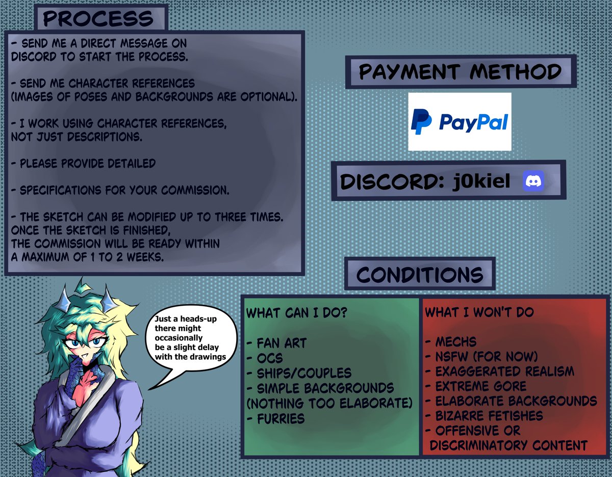 j0kiel's tweet photo. Open commission! https://t.co/3G1PCpebEj