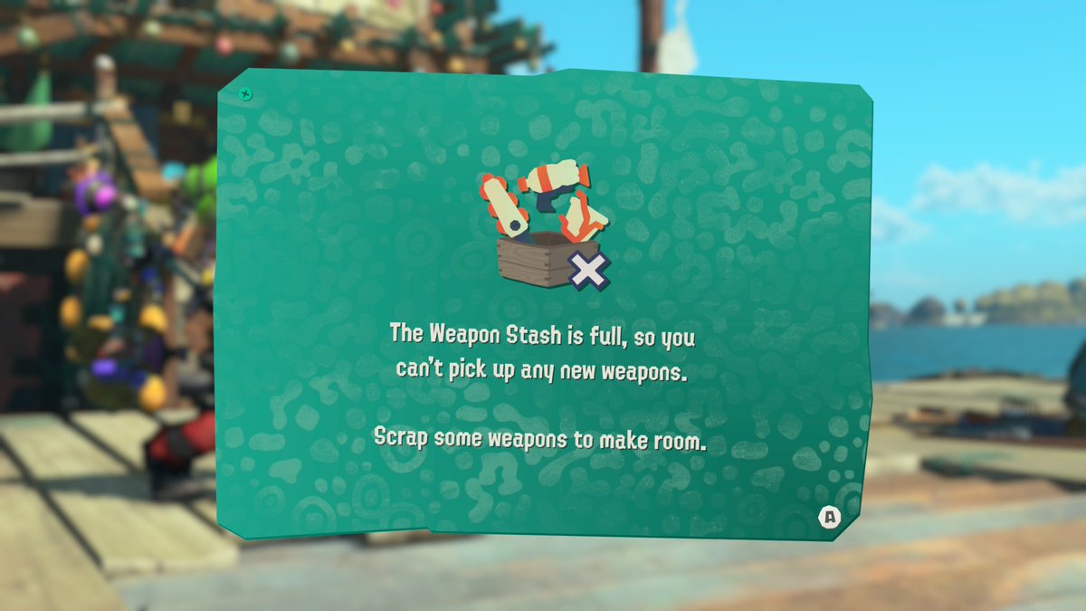 peepsiicann's tweet photo. First time I’ve seen this message in splatoon raiders https://t.co/NTOhxohiTw