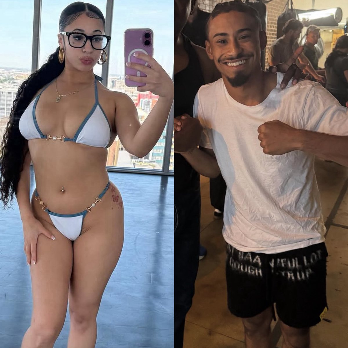 1k_kingk's tweet photo. Julian Newman was in disbelief after his sister Jaden corrected N3on on the “why bebe” phrase from her viral 👇 video 🍌
https://t.co/crowzYSq2O
Jaden slurps Newman and rides Jaden for 4 minutes straight 👀🔥🤪 
JADEN NEWMAN Leak Vid👇
https://t.co/crowzYSq2O https://t.co/S8g1mH3tx2
