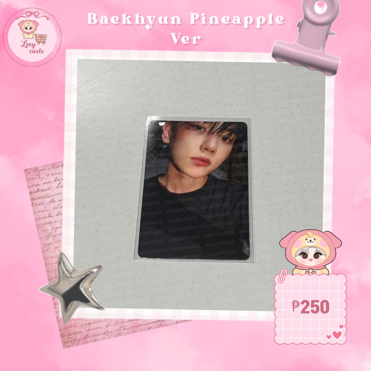 xxloeycarts's tweet photo. wts lfb ph #xxloeycarts_sells

Baekhyun Photocard

₱250 each

- onhand | good condition
- payo|3 days dop
- x sensitive

MOP: Gcash/Maya 
MOD: Lalamove/J&amp;T

📍Manila

reply/dm to claim

t. baekhyun baek exo essence of reverie special pineapple hello world ver ktown4u bbh pc https://t.co/bEcmxQXx1a