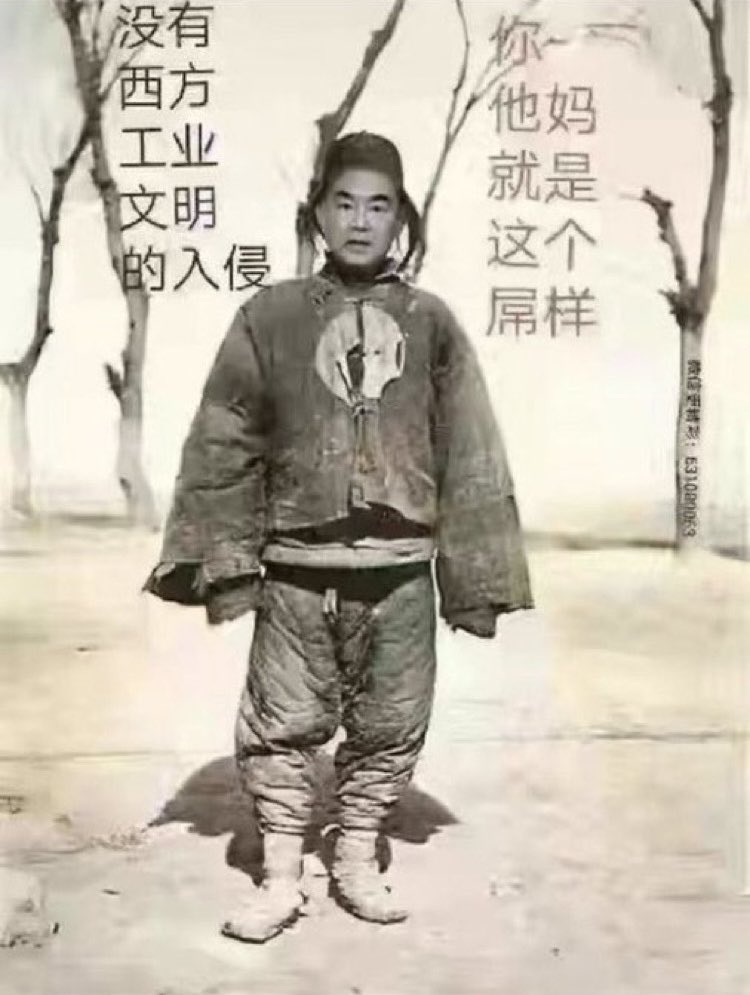 QuanLujun's tweet photo. “中华文明”是一个人为捏造的虚幻概念，用于麻痹愚化人民，是一种封建落后的捆绑枷锁，与追求民主自由的现代文明背道而驰！因为中华文明的古字典里没有民主自由选票这些概念，有的只是臣服、君君臣臣和一切不平等的关系！在当年的大清朝敢提这个概念的人早被拉到菜市场砍了头，那个人就是梁启超。 https://t.co/uNtbh9YKzH
