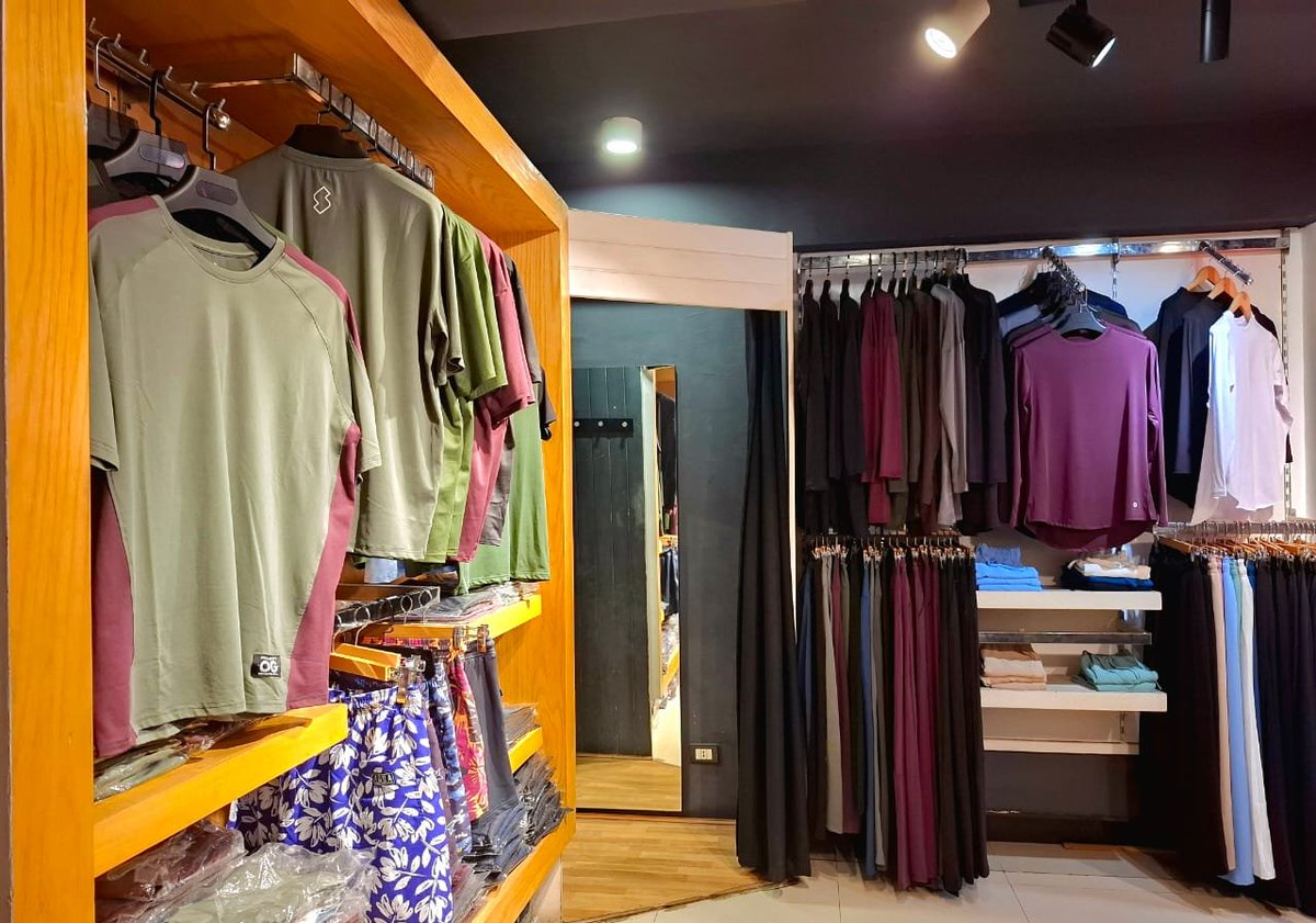 KafEgypt's tweet photo. Back in stock 🌺🌿
RAHA &amp; TAQA sports tops in your favorite colors, plus new BROWN.
Enjoy 25% OFF on all sportswear
at KAF stores and online.
 
https://t.co/UDxry6n4f5 https://t.co/hvNJA4r1QL