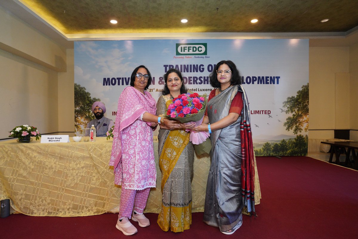 IFFDC_Ltd's tweet photo. The M.D. of #IFFDC inaugurated a motivational conference on August 21, 2026, at the Luxera Hotel in Arjan Garh,#Delhi, with105 officials from 12 states and the head office actively participating.The training used games and activities,making the session stimulating and inspiring. https://t.co/XGxWdTLb1D