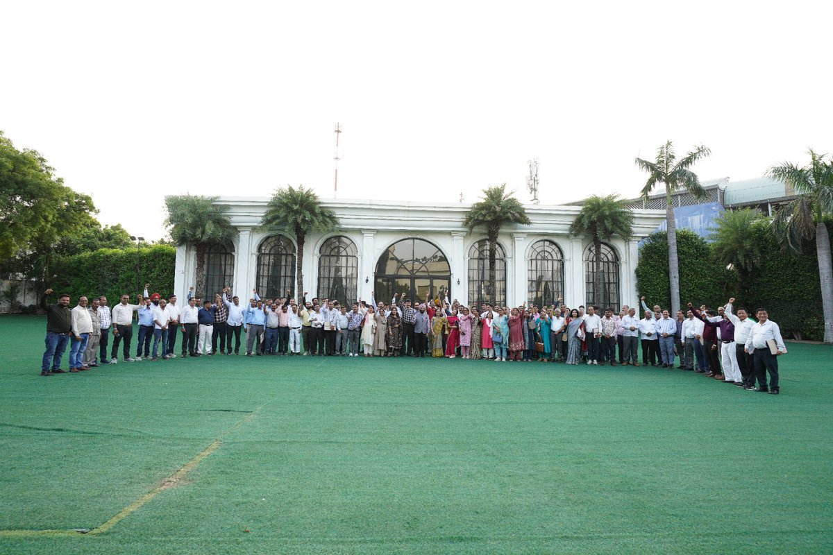 IFFDC_Ltd's tweet photo. The M.D. of #IFFDC inaugurated a motivational conference on August 21, 2026, at the Luxera Hotel in Arjan Garh,#Delhi, with105 officials from 12 states and the head office actively participating.The training used games and activities,making the session stimulating and inspiring. https://t.co/XGxWdTLb1D