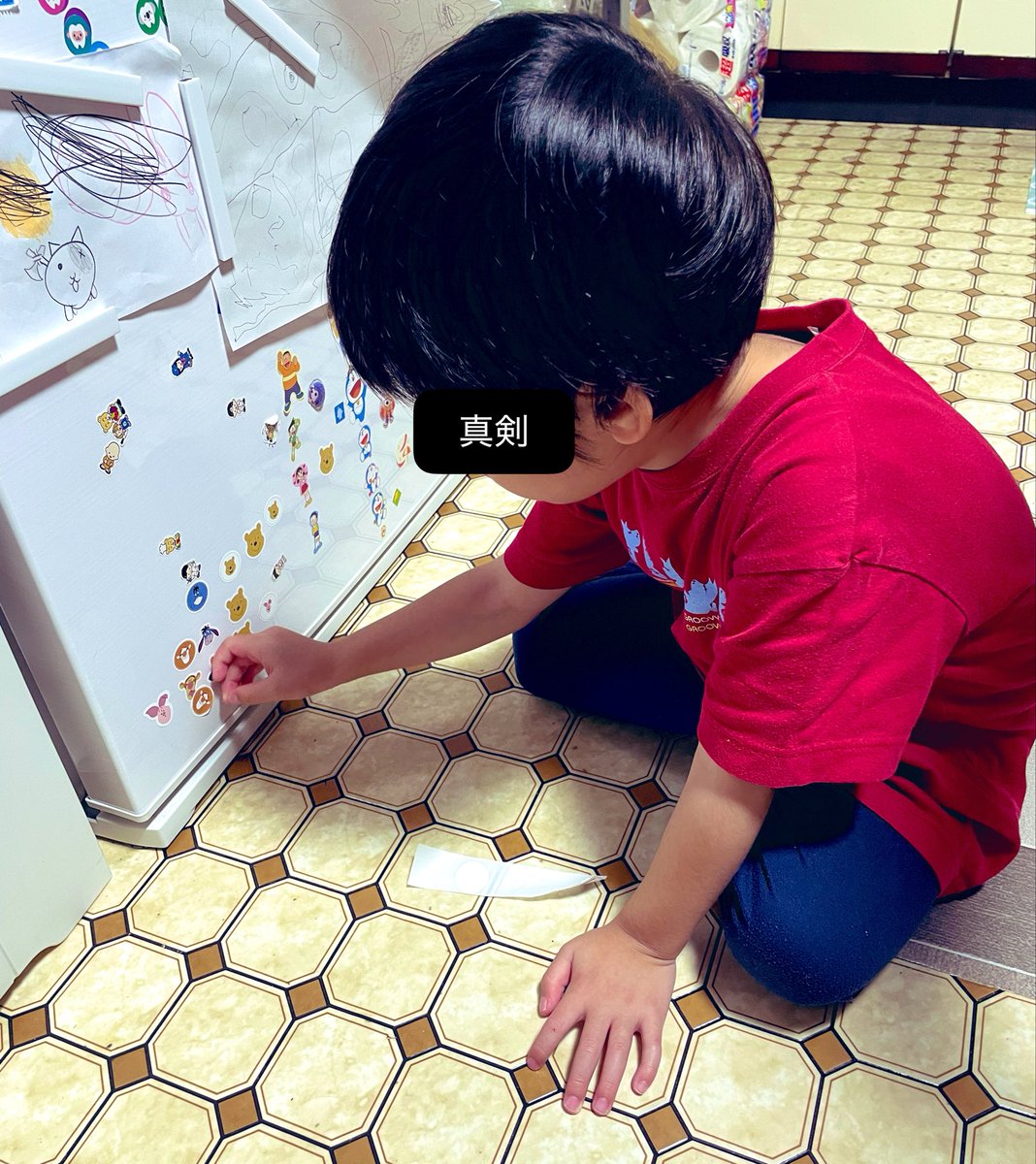 xi_toh's tweet photo. もう冷蔵庫にシール貼るスペースは無いよ… https://t.co/ZFRI0mmsQb