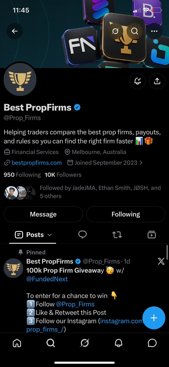 o_joanx's tweet photo. @Prop_Firms @FundedNext “FUNDEDNEXT”

Done with all tasks boss ✅ https://t.co/qFssN7BbU9