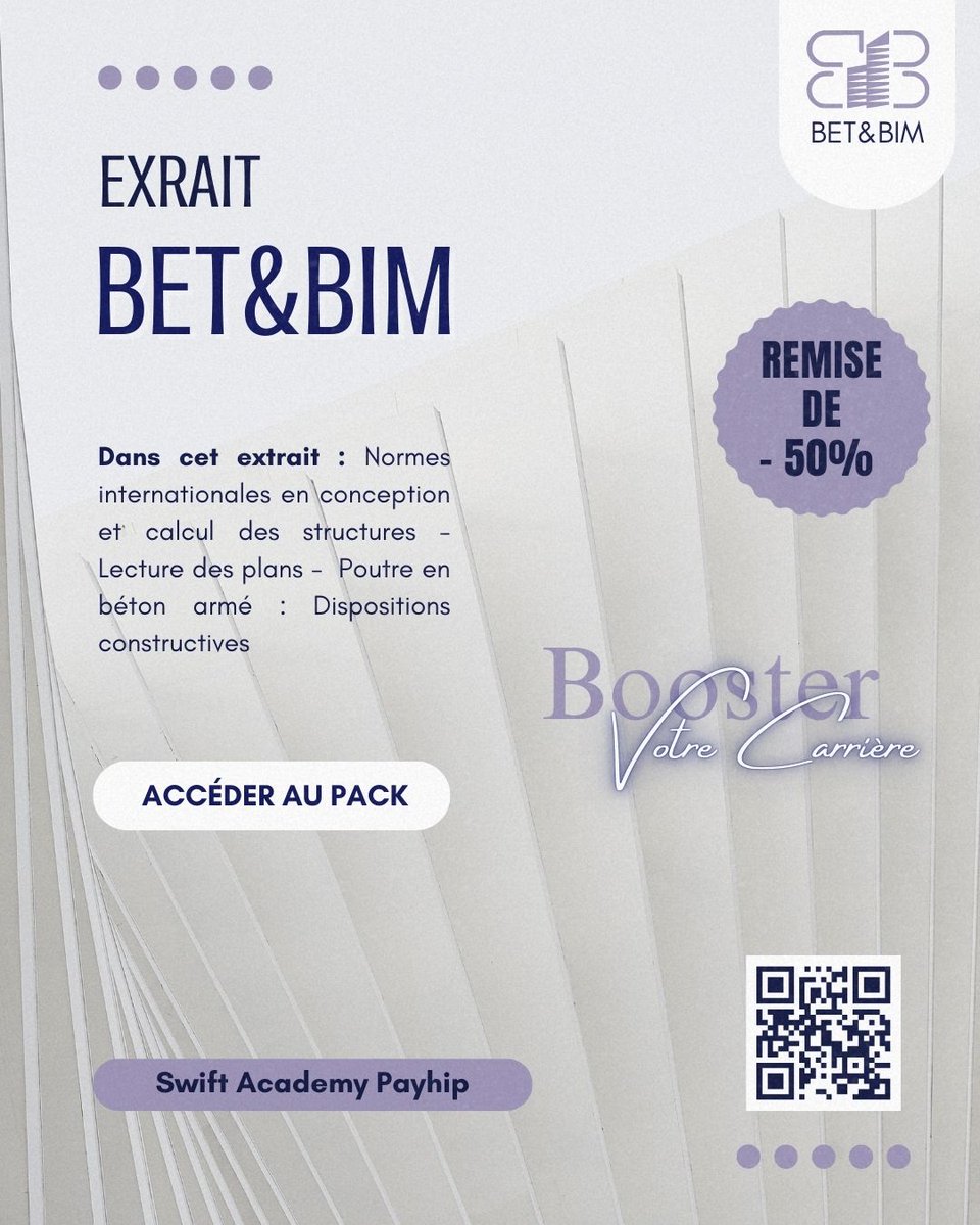 SoftEditions's tweet photo. BET&amp;BIM : Le Pack BET&amp;BIM® est une solution certifiée destinée aux ingénieurs bureaux d'études techniques souhaitant approfondir l...

Lien : https://t.co/e9Og4X3mua

#GénieCivil #BTP #BétonArmé #GestionDeProjet https://t.co/6uCHvP4Oqi