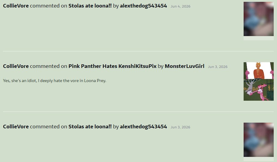 KRIZ6469's tweet photo. I'm only messing with them because they have a reputation on harassing others just for drawing Loona as prey as seen here (the blank ones are ones the artists deleted and blocked him) https://t.co/vziJjGv5sM