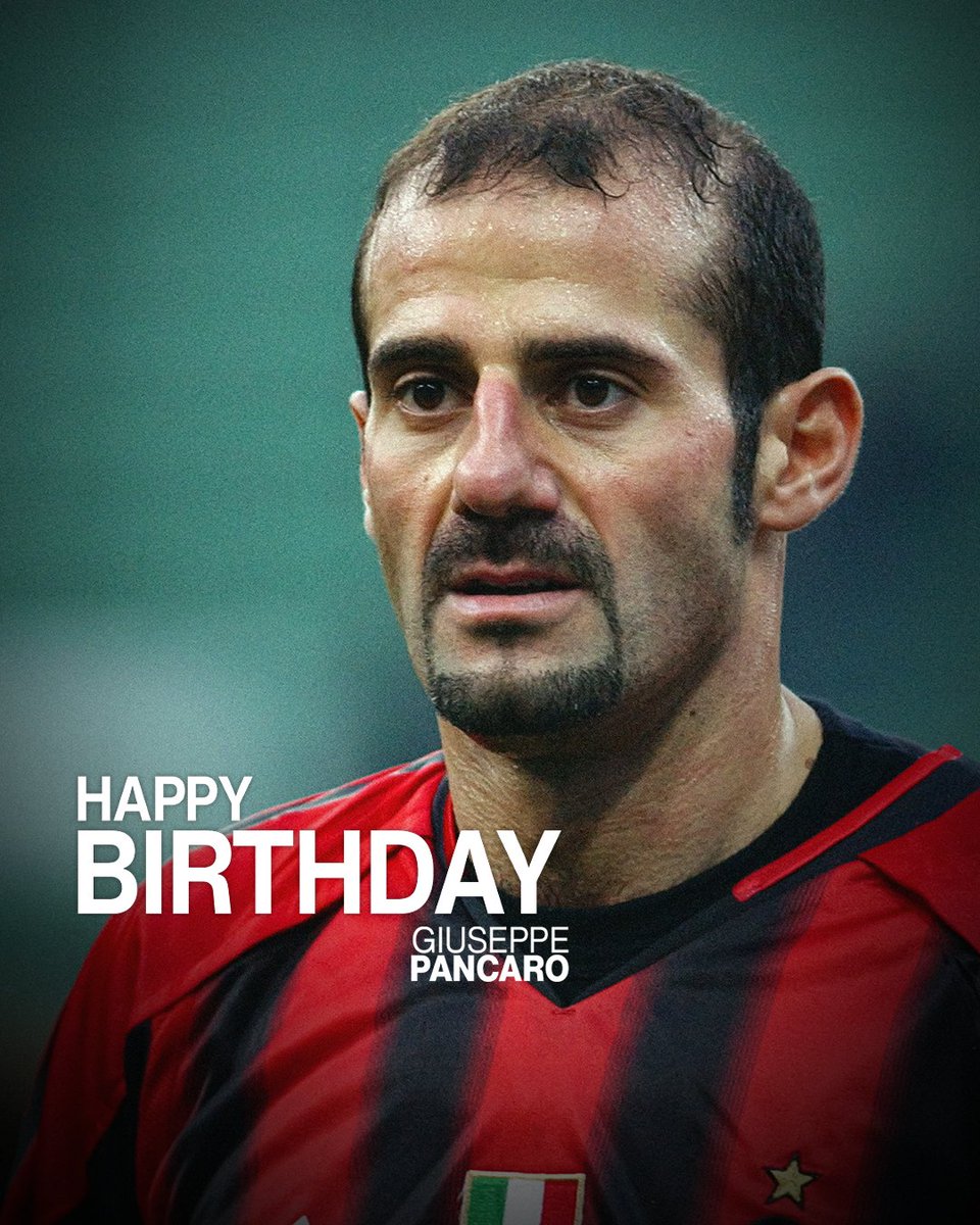 acmilan's tweet photo. Work-rate, consistency, and a Scudetto in rossonero.
All the best, Giuseppe! 🎂 https://t.co/am9pzpu1ii