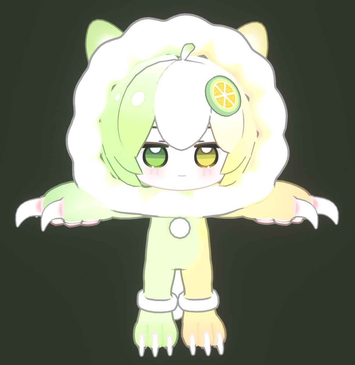 wWickedDx's tweet photo. 猫がレモンを一口食べました。その体が変化しました，これは🍋とても可愛い，Blender部分は完了しました https://t.co/shxa62Y7Q3