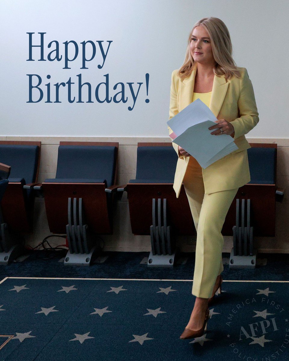 TiffanyikN's tweet photo. 🎉🇺🇸 HAPPY BIRTHDAY, KAROLINE LEAVITT! ❤️🎂 Wishing Her an Amazing Day! ✨🥳 https://t.co/zGJyIHdQCT