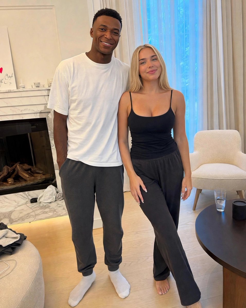 IamJoe_lOmiat's tweet photo. Mbappe with his girlfriend, Ester Expósito in Spain ❤️🥰 https://t.co/9x7dlPUcDf
