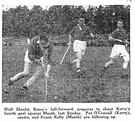 SportsHistory26's tweet photo. On this day in 1957 @Kerry_Official and @MeathGAA clashed in the National Hurling League Division 2 Final Replay at Trim...
#sportingmemories #hurling #gaa #kerry #meath https://t.co/Bl46awnI0S