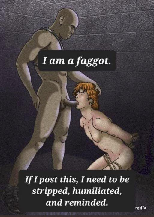 Gay_Austin27's tweet photo. I am a faggot https://t.co/fnnniucuQ6