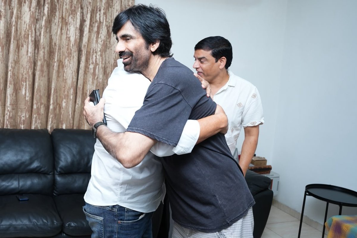 tupaki_official's tweet photo. #DilRaju and #Shirish congratulate #RaviTeja on the success of #Irumudi and officially announce their next project, #SVC64.

దాగుడు మూతలు దండాకోర్ - January 14th, 2027.

Directed by -  #HasithGoli
Produced by - #DilRaju & #Shirish 

#Tollywood #TeluguCinema #Tupaki

Follow 👉 @tupaki_official
