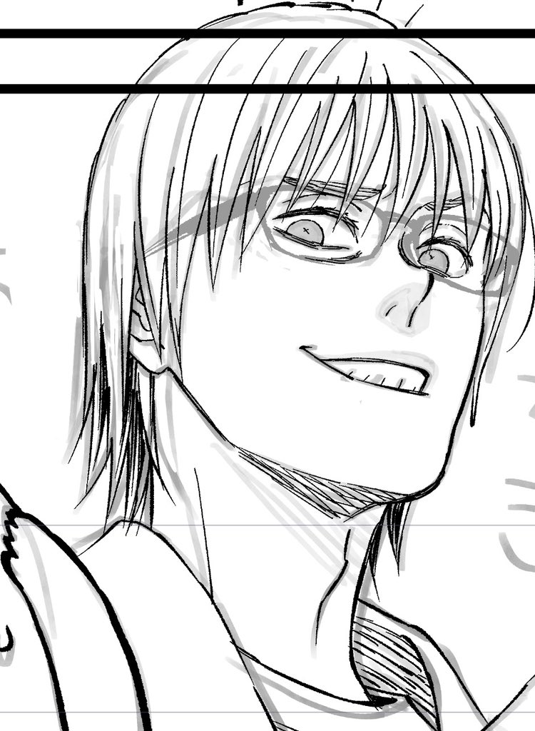 ren10ro's tweet photo. 子どもキャラは割と難なく描けるんですが、大人たちが描き方結構変わってて大丈夫かコレ……という不安がある。 https://t.co/y5czCzUYPX