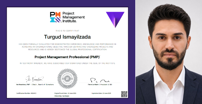 pmacademypm's tweet photo. 820th PMP certificate by @pmacademypm
Turgud Ismayilzada cleared PMP exam
#pmacademy #PMP #pmpexambaku #PMPExamPrep #PMPExam #pmpbaku #projectmanagementbaku #projectmanagementazerbaijan #pmpmentor #project #ProjectManagement #ProjectManager https://t.co/MHKcmrhRW4