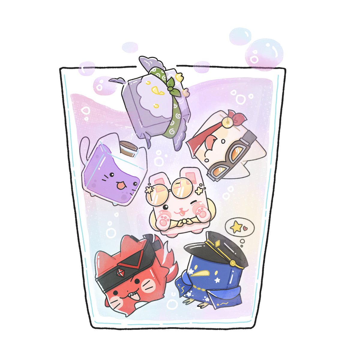 8__1___8's tweet photo. 네모빔 맞은 루미브들
밈미 먀맘미 뮴몸미 모무무 미먐미 먀몸미 https://t.co/1lApacPm77