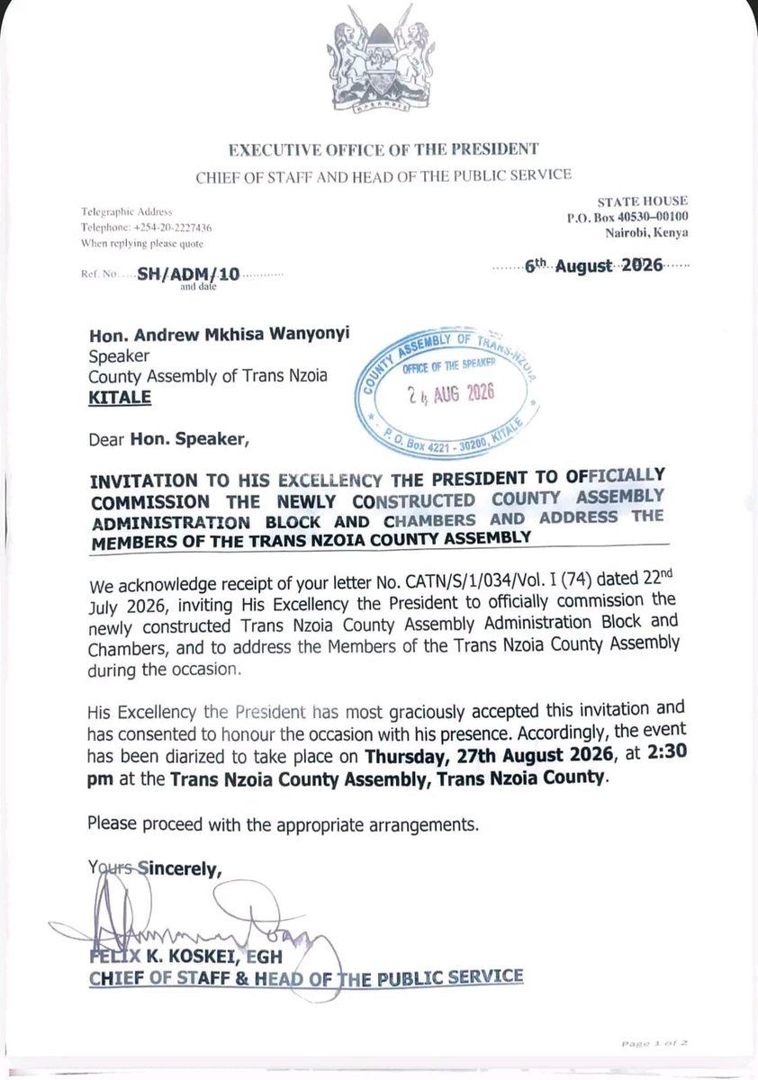 HammerHamm026's tweet photo. Ruto is coming to Trans-Nzoia to launch Natembeya's project without his knowledge.

Desperation for validation https://t.co/76BwmobVBB