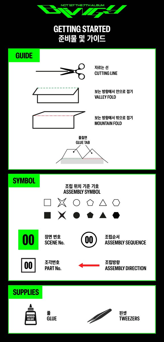 NCTsmtown_127's tweet photo. How to ASSEMBLE!

JET Poster Ver. PAPER MODEL KIT ASSEMBLY GUIDE
JET Poster Ver. 페이퍼 모델 키트 조립설명서

EVERYTHING, ALL AT ONCE, NEO
https://t.co/vkFUnwHeM8

#NCT127 #BLINGY
#NCT127_BLINGY
#NCT_10TH_ANNIVERSARY https://t.co/zCyEy7PHqb