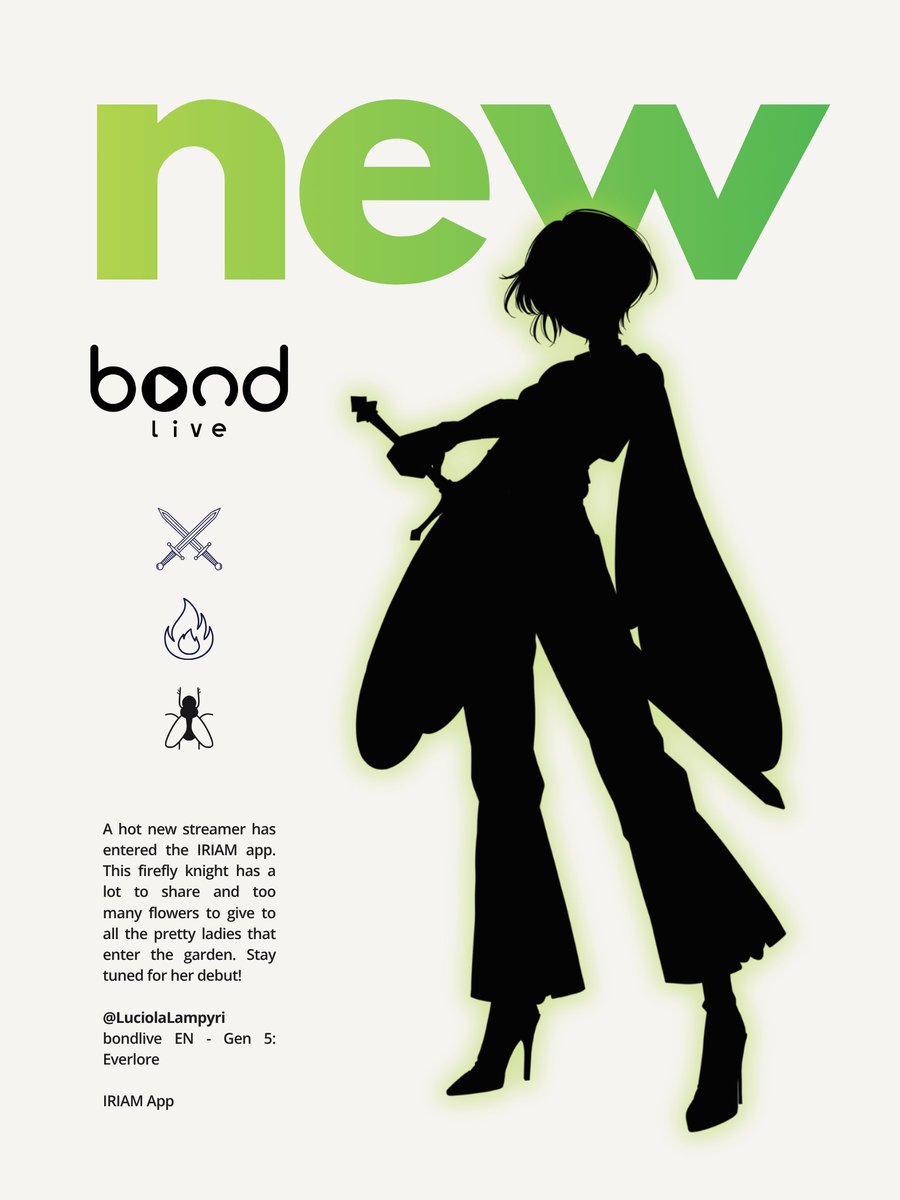 LuciolaLampyri's tweet photo. Whoa, who's this? This firefly has a... body? Keep an eye out for debut!

#IRIAM #IRIAMUS #ENVtuber #VtuberUprising #BondliveEN #LuciolaLampyri https://t.co/BgZHcnjCm8