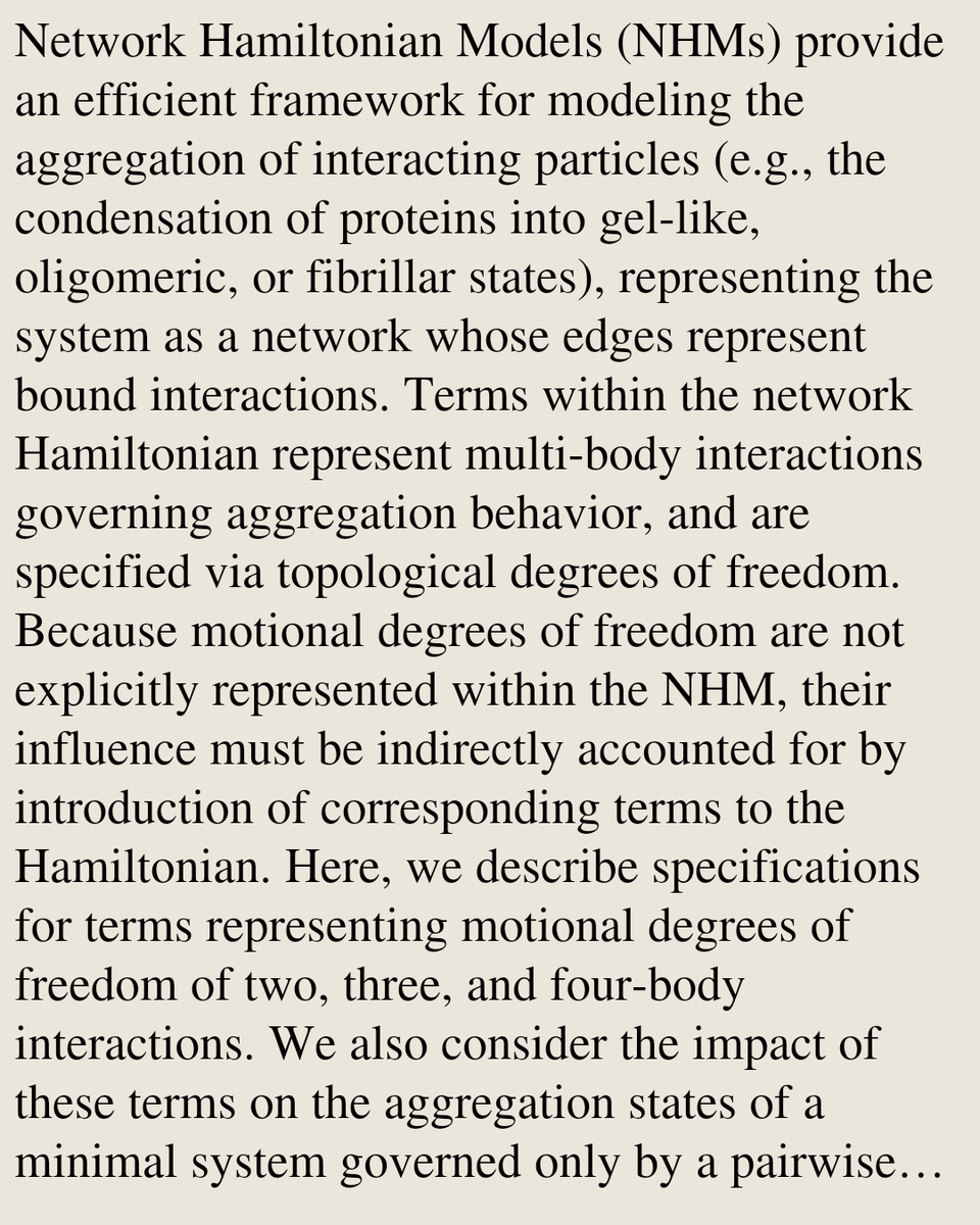 ENZN's tweet photo. Motional Degrees of Freedom in Network Hamiltonian Models

Peng Huang, Elizabeth M. Diessner, Carter T. Butts
https://t.co/nOfz6RtqLv [𝚚-𝚋𝚒𝚘.𝙼𝙽 𝚌𝚘𝚗𝚍-𝚖𝚊𝚝.𝚜𝚝𝚊𝚝-𝚖𝚎𝚌𝚑] https://t.co/XDNZ01IHlT