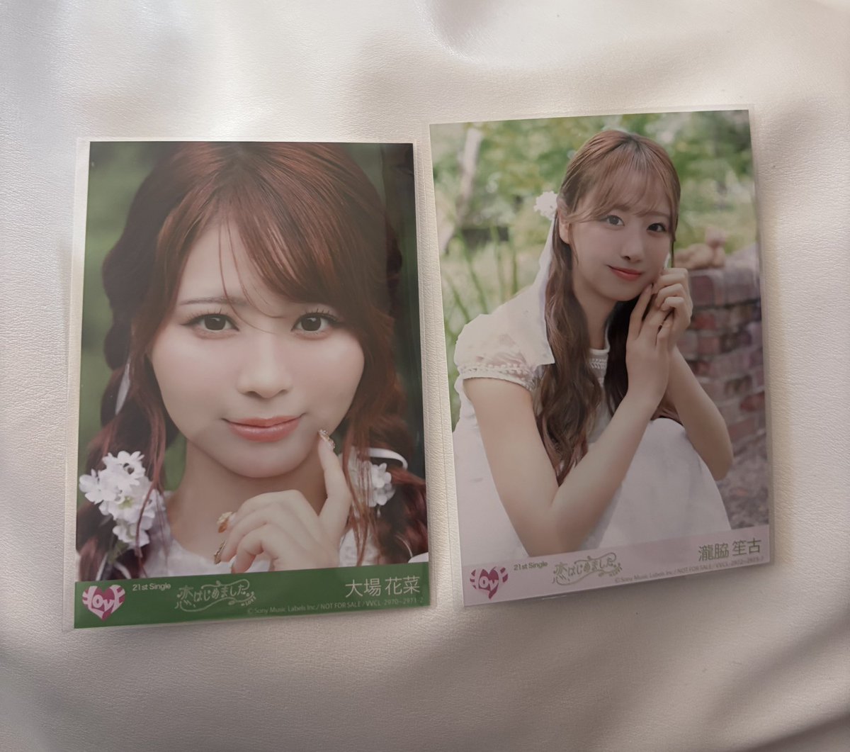 cocoA762's tweet photo. イコラブ　生写真　交換　トレ
譲）瀧脇、大場
求）大谷封入
9月6、12の現場での交換＞郵送 https://t.co/lWTPbkJbcC