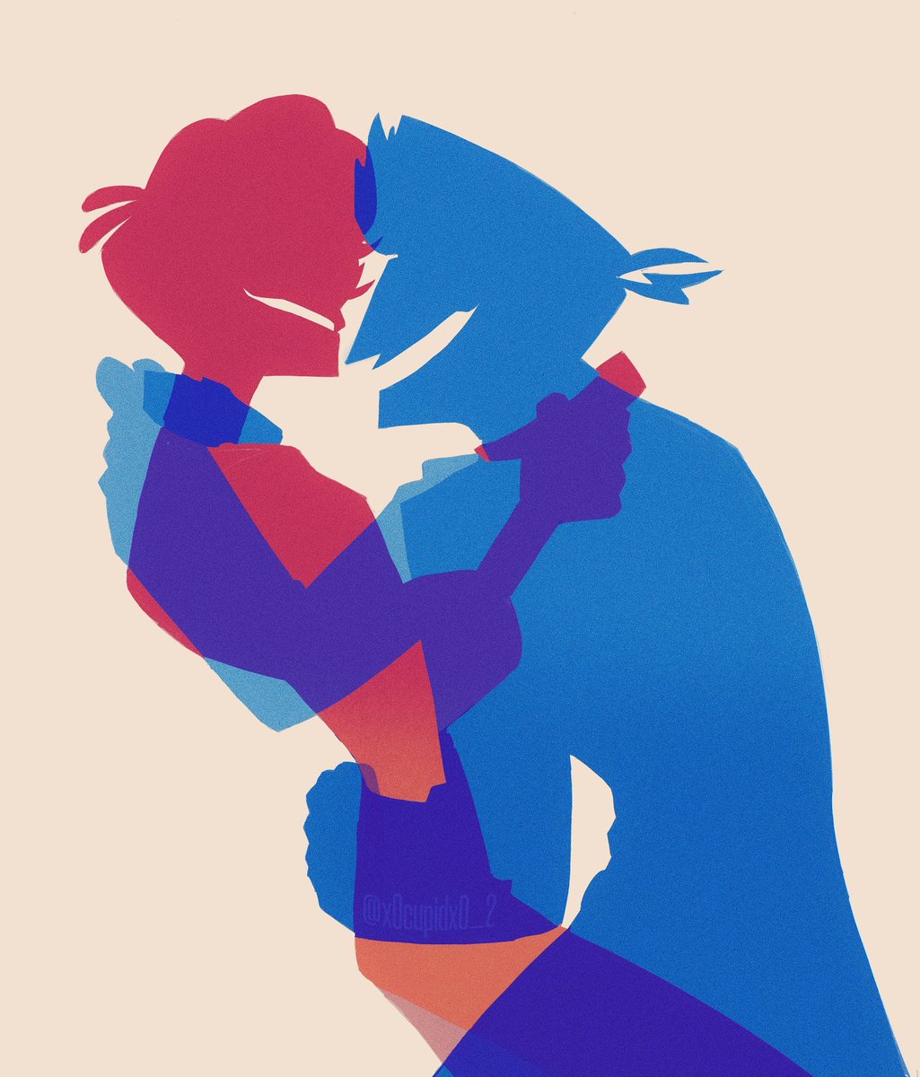x0cupidx0_2's tweet photo. Obsessed with this little alt I made ❤️💙 https://t.co/LlpSaTdbFf