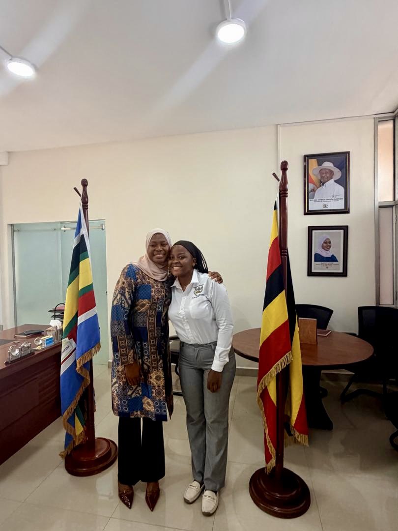 azawedde's tweet photo. Yesterday, I had the pleasure of catching up with Brenda, an inspiring Makerere University student currently doing her internship with our Finance & Administration Department @MoICT_Ug .
Brenda has a hearing impairment, but that hasn’t slowed down her drive, diligence, and positive energy one bit. Engaging with bright young leaders like her reinforces our conviction that talent knows no boundaries. 
At the Ministry, we remain deliberate in fostering an environment where every young person, regardless of physical ability has a seat at the table and an equal opportunity to build practical skills for their future.
