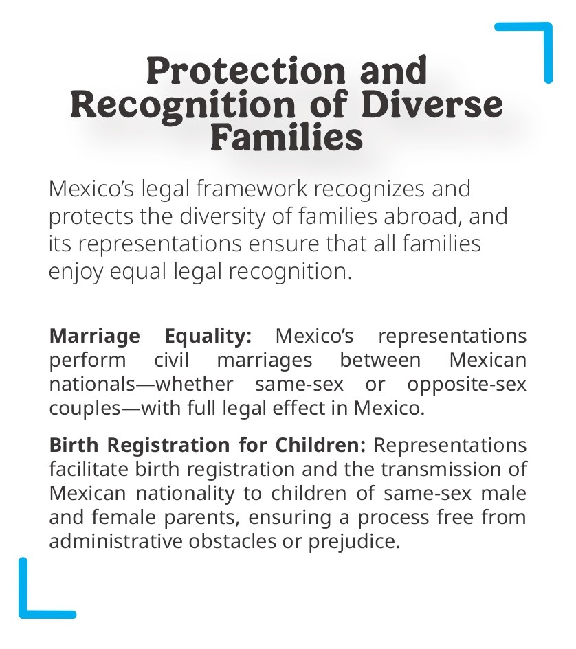 EmbaMexInd's tweet photo. 3/3 📖 Stay informed!
Know your rights regarding gender identity recognition, legal documentation updates, and global consular support for the 🇲🇽#LGBTQ+ community🏳️‍🌈🏳️‍⚧️.
#MéxicoIncluyente #diplomaciapúblicamx #ZonaSegura https://t.co/FjfEKmbANv