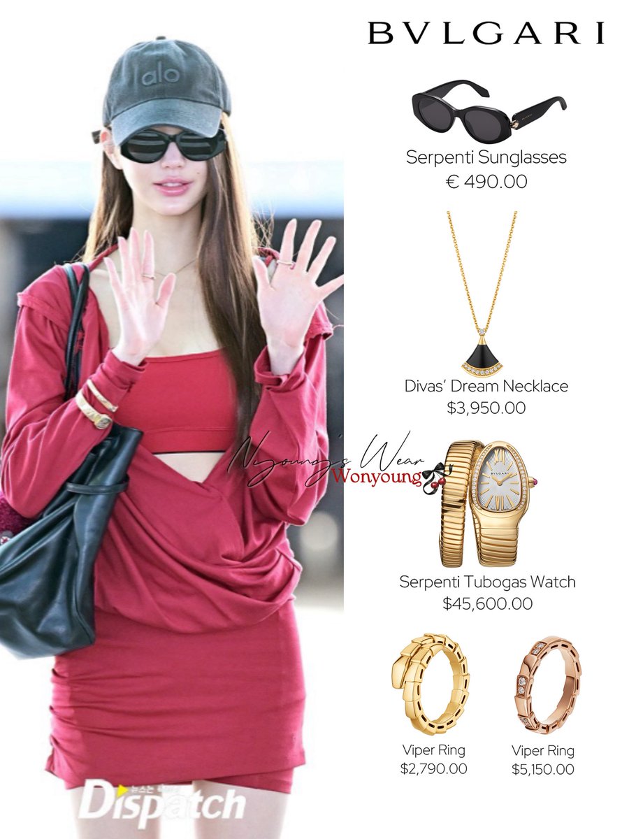 NyoungsWear's tweet photo. 260825 ICN Airport — Departure for Milan

Hat — Alo
Sunglasses — Bvlgari
Necklace — Bvlgari
Watch — Bvlgari
Ring — Bvlgari
Bag — Marge Sherwood
Bag Charm — Pop Mart
Bra — Verish
Top — Verish
Leggings — Verish
Shoes — UGG

#WONYOUNG #원영 #장원영 #JANGWONYOUNG #チャンウォニョン https://t.co/FDFO8SPQSz