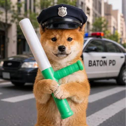 oay6d's tweet photo. 🌙  $BATON  现价1.4M  DYOR

被AI选币系统精准命中🎯

Meme币猎手集合！AI 助你精准出击！  

📊 $4400→ $40.7K，完美捕获！  

 CA：6Hebn672FvMSq61mo4HYq86QgLHgBUm6y8A9bXGppump

叙事总结：BATON 发帖谈及警察小狗持警棍巡逻。背景为街头警车巡逻，其标志展示了柴犬举着绿色警棍。

新手必看筛选潜力meme的教程视频👇