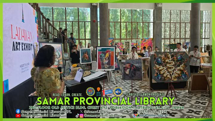 SamarLibrary's tweet photo. 🖼️✨ 𝐋𝐀𝐃𝐀𝐖𝐀𝐍: 𝐀 𝐒𝐡𝐨𝐰𝐜𝐚𝐬𝐞 𝐨𝐟 𝐒𝐚𝐦𝐚𝐫'𝐬 𝐀𝐫𝐭𝐢𝐬𝐭𝐢𝐜 𝐄𝐱𝐜𝐞𝐥𝐥𝐞𝐧𝐜𝐞 ✨🎨

The LADAWAN: Samar Artists Club Exhibit proudly features the outstanding works of talented visual artists from across our province! 🇵🇭 https://t.co/3TJc1UE7gI