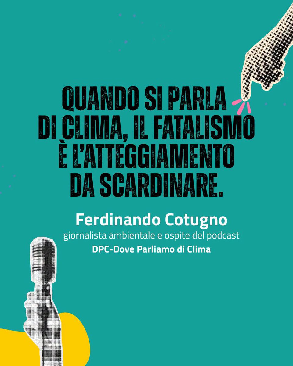 DPCgov's tweet photo. Nella puntata del podcast DPC-Dove Parliamo di Clima con il meteorologo Filippo Thiery e il giornalista ambientale Ferdinando Cotugno ragioniamo su come parliamo del tempo e del clima, alla ricerca delle parole giuste. https://t.co/HxOx23kYg4