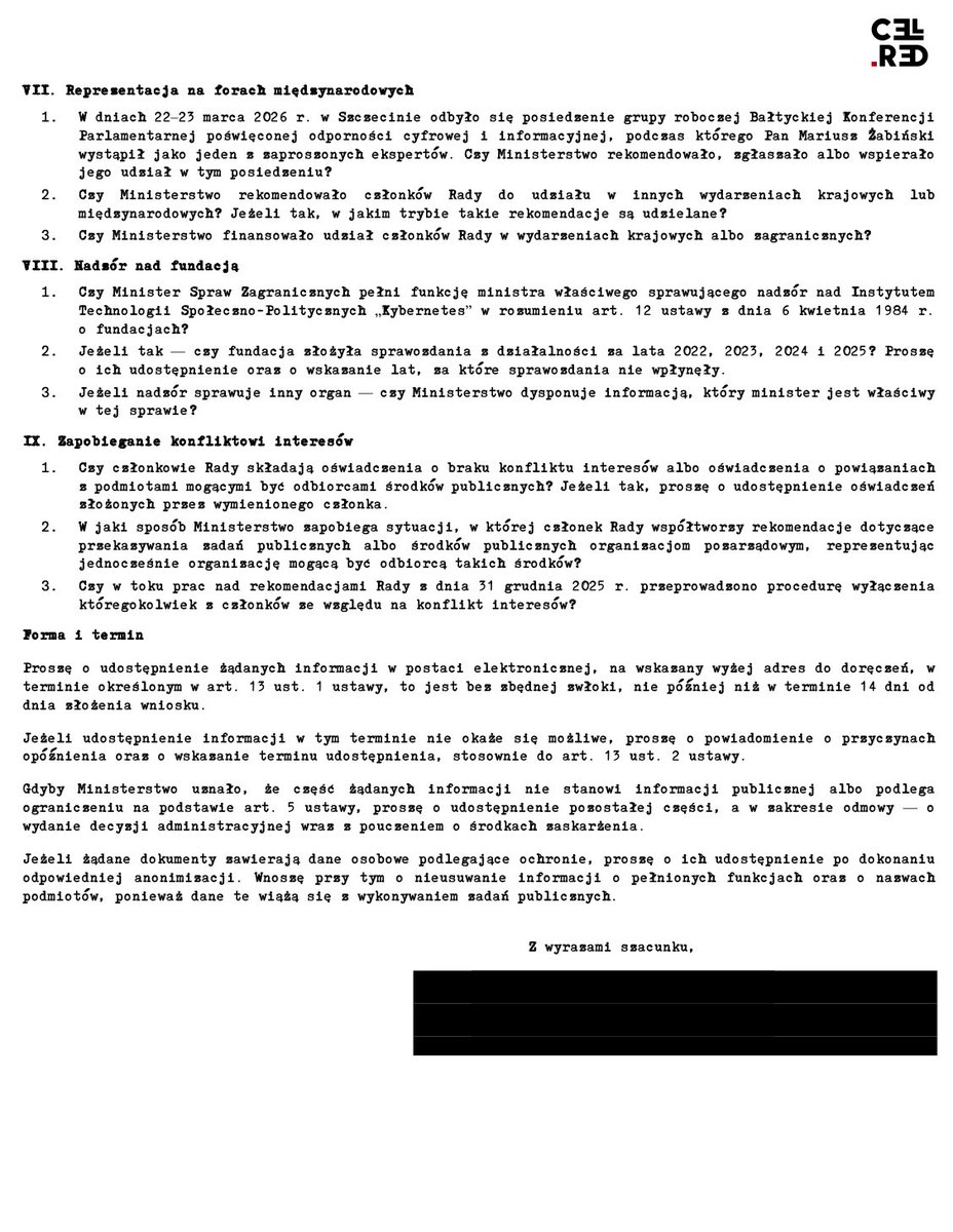 Szkola_Szpiegow's tweet photo. Mam kilka pytań w/s Rady Konsultacyjnej d/s Odporności na Dezinformację Międzynarodową przy @MSZ_RP. Ministrze @radeksikorski, zostalem pomowiony przez członka tej rady, @pl_m_zabinski, o prace dla SVR, w zw z tym zwracam sie z pytaniem do mego matecznika.
https://t.co/rhFFfHfvEP https://t.co/YdsTyk3MGl