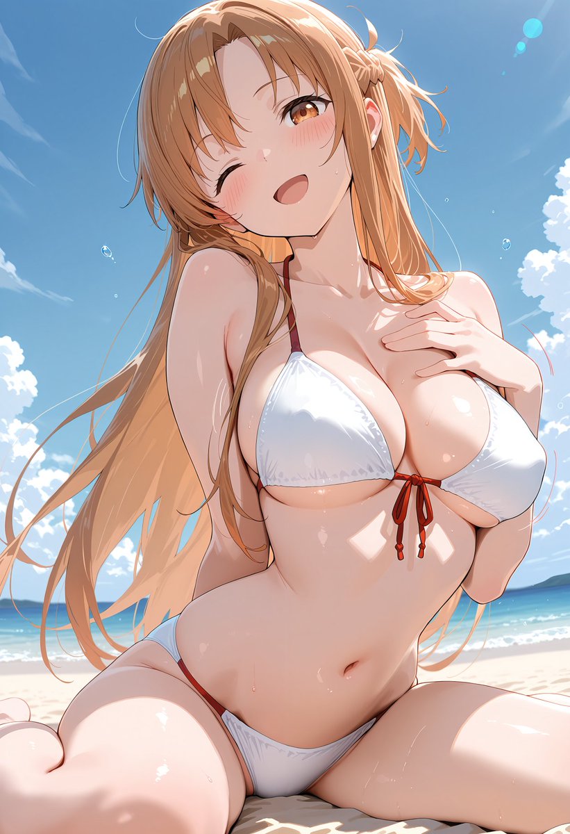 onionring_art's tweet photo. 夏の海は良い光景が広がっております🤗☀️✨
アスナ / 結城明日奈   
#SAO #ソードアートオンライン     

SFW anime-style illustration. No nudity. https://t.co/wLls28j8UO